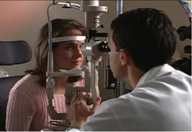 Following your procedure, your eye(s) will be examined with a slit lamp microscope